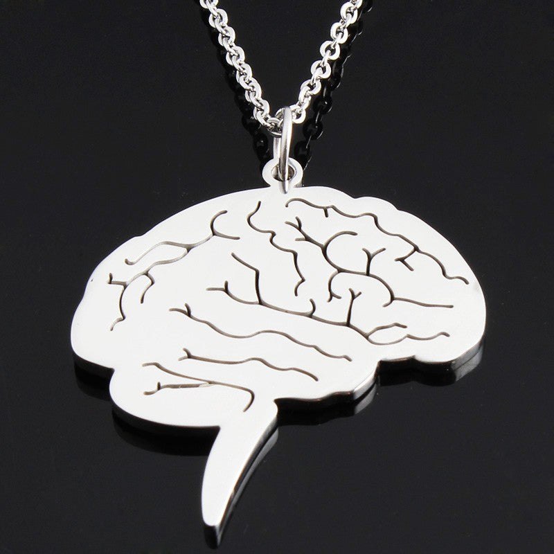 Brain Cross Section Necklace – The Molecule Shop