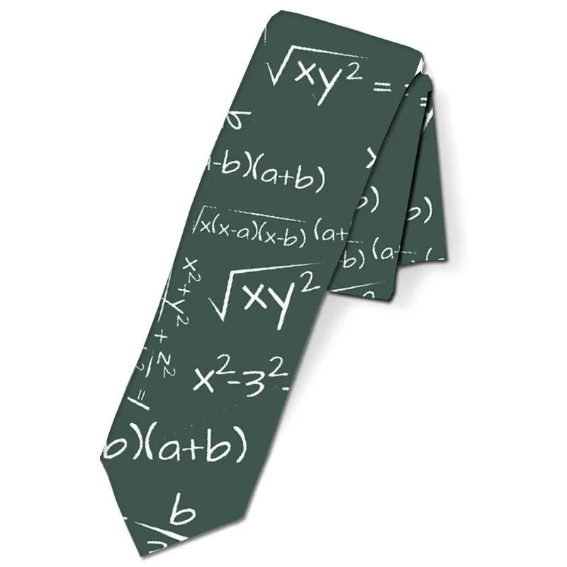 Math Themed Tie