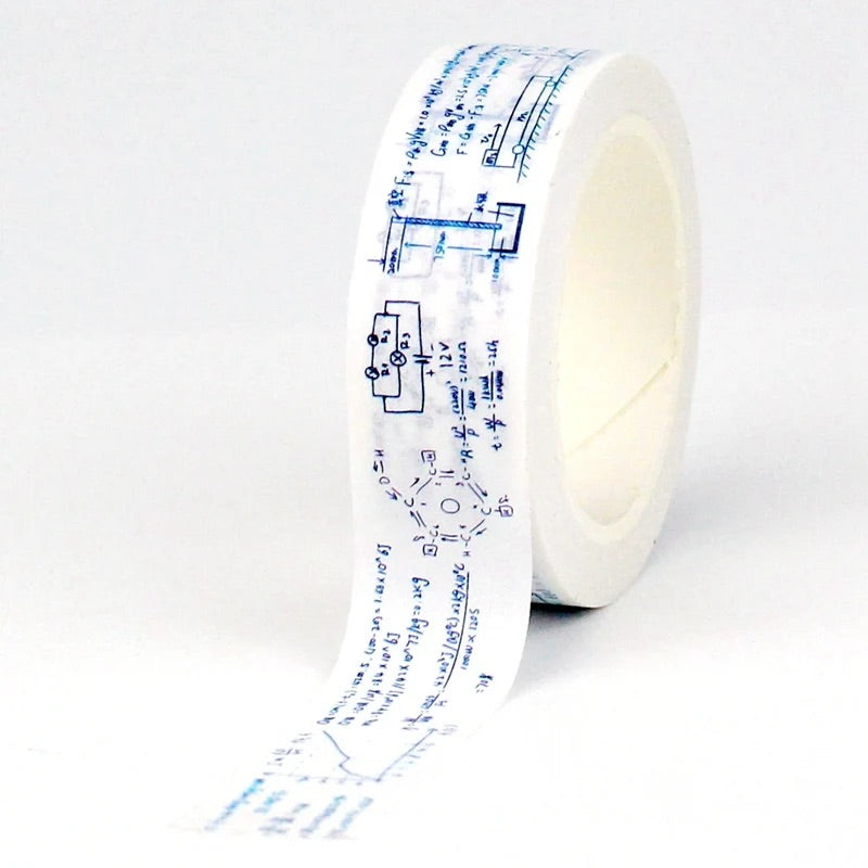 Equations Washi Tape