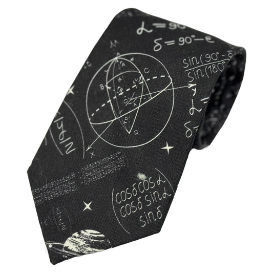 Starry Physics Themed Tie