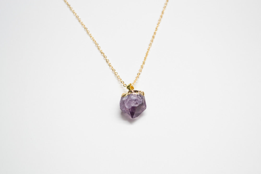 Amethyst Crystal Necklace